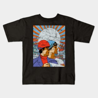 Vintage Russian Popaganda Poster - Industry and Work Kids T-Shirt